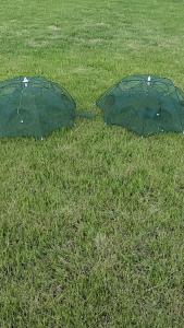 มุ้งดักปลา ตาข่ายดักปลาแบบ 4 6 8 10 ช่อง มุ้งดักกุ้ง กระชังดักปลา อวนจับปลา ที่ดักกุ้งฝอย แหจับปลา อุปกรณ์ตกปลาG2611