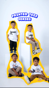 Baju Kaos Anak Sablon Distro Laki Laki Perempuan Usia 2 9 Tahun Bahan Cotton Combed