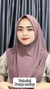 HIJAB INSTAN MALAY SIZE M / JILBAB INSTAN BERGO INSTAN MALAY SOFT PED JERSEY SUPER PREMIUM TEBAL ADEM PREMIUM