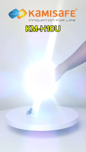 ไฟฉายพกพา มีแบตเตอรี่ในตัว รุ่น KM-H10U ใช้งานง่าย พกพาสะดวก แบตเตอรี่ 1500mAh