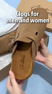 Fashion Men and Women Flat Sandals  Large Size Half Slippers Clogs