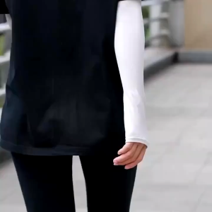 Găng tay chống nắng xỏ ngón Letslim-X Hàn Quốc - Bao tay đi phượt Letslim Siêu Mát - Ống tay đi xe máy phong cách Tony Kho Sỉ