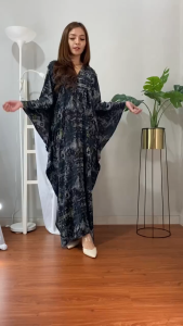 KAFTAN LEBARAN PREMIUM RAYON TWILL DAN SILKY KAFTAN SATIN VELVET KAFTAN LEBARAN KAFTAN BUSUI FRIENDLY GAMIS