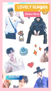 พร้อมส่ง! สติกเกอร์ DICUT บยอน อูซอก (Byeon Woo Seok) และ Lovely Runner: ขนาด A6 *มีเก็บเงินปลายทาง