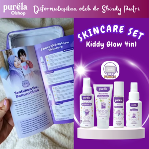 Purela Paket Kiddy Glow By Dr. Shindy Perawatan Untuk Kulit Sikecil
