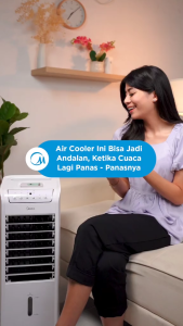 Midea AC100-A Air Cooler Penyejuk Ruangan Kapasitas 6 Liter - Hanya 55 Watt