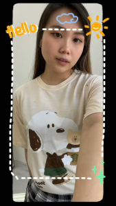 CAROTYLES S Kaos Couple Keluarga I AM SNOPY Wanita dan Anak Lengan Pendek Katun