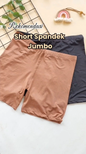 Celana Legging Short JUMBO Fit to XXXL - Celana Pendek Legging BIG SIZE