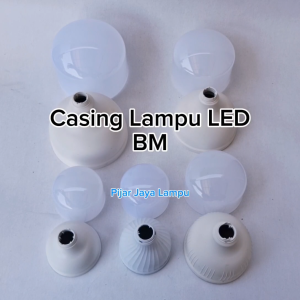 Kesing Casing Lampu LED BM Baru Watt Lengkap 20 25 30 40 50 Watt Model Kapsul Tbulb Led Casing Led Hemat Energi - Lazada