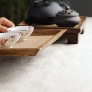 ไม้เนื้อแข็งถาดแห้งชงชาถาดวินเทจถาดเก็บถ้วย ถาดผลไม้สานหวายจีน ถาดขนม ถาดผลไม้แห้ง ถาดขนมปัง ถาดกับข้าว ถวายสังฆทาน สำหรับใช้ที่ร้านอาหาร ร้านน้ำชา