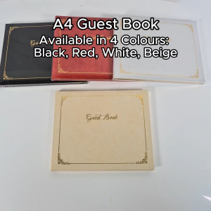 [SG Stock] Guest Book A4 | Event Guest Book | Guest Signature Book | For Weddings And Events