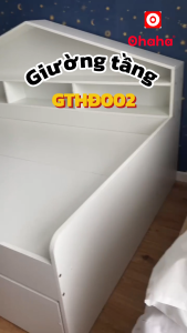 [ Freeship HCM ] [ Trả góp 0%] [ Kèm ảnh thực tế ]  GIƯỜNG TẦNG THÔNG MINH HIỆN ĐẠI CAO CẤP OHAHA - GTHĐ002