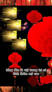 Lồng đèn chữ phúc đường kính 25cm 20cm 15cm lồng đèn nilong hàng loại 1 lồng đèn trang trí đám cưới  lễ hội Tết