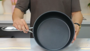 Chảo chống dính liền đáy 3 lớp Inox 304 PRATO PT-666 Size 24cm