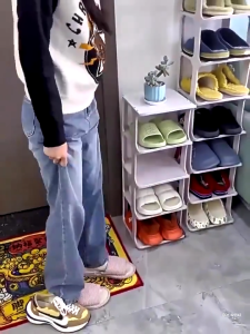 TUSSAH Multi-Tier Shoe Rack Simple Storage Rack Dormitory Bedroom Shoe Storage Organizer Shelf