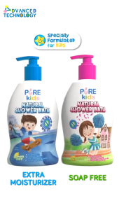 Purekids Natural Shower Bath 300ml | Purebb Sabun Cair Untuk Mandi Anak Tanpa SLS