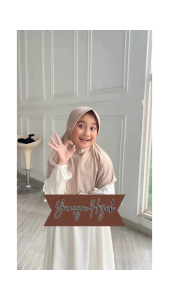 Hijab Serut Anak Remaja Usia 6 - 10 th Jersey Premium I Jilbab Instan Sekolah Anak - Yansya Hijab