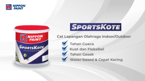 SPORTSKOTE 20KG CAT LAPANGAN (CAT LANTAI) NIPPON PAINT CAT MARKA JALAN