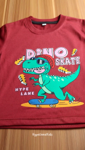 Code8.id DTF Kaos Harian Anak Laki Laki Karakter Dinosaurus Keren Best Seller Awan MURAH DAN TRENDY