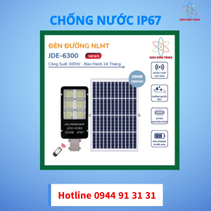 Đèn Đường Năng Lượng Mặt Trời JINDIAN 300W JD-6300