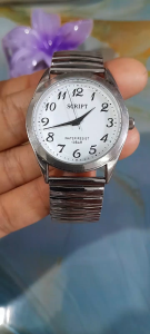 Đồng hồ nữ SCRIPT d&acircy chun size:32mm sang trọng second hand si nhật- đ&atilde qua sử dụng