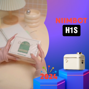 NIIMBOT H1S Continuous Label Maker 12 to 15mm Portable Wireless Bluetooth Thermal Price Tag Printer
