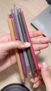 5pcs Pena Cetek Warna dan Isi Ulang Tinta Warna Gel Pulpen Cetekan Mekanik dan Refill ST0548 ST0549