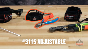 Dây giữ dụng cụ chống rơi ERGODYNE 3115 Wrist Drop Tools Lanyard Black size S/M L/XL