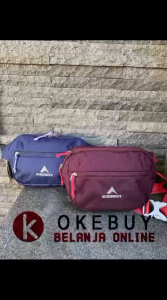 Tas Selempang Wanita Eiger Spacious Waist Bag WS 910008821 Maroon tas wanita tas pinggang slingbag