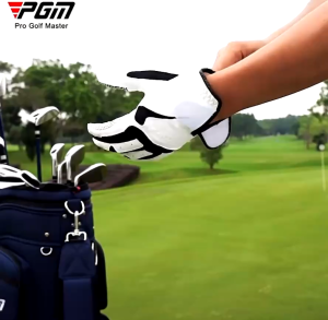 ถุงมือกอล์ฟ กันลื่นPGM Professional Golf Gloves Non-Slipระบายอากาศสำหรับฝึกเล่นกอล์ฟ