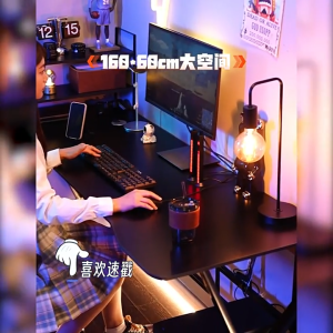 2024 New ⭐【Garden City Furniture】⭐Computer Table Carbon Fiber Modern Minimalist Gaming Table Computer desk 140CM 2024 Home Office Furniture > Home Office Desks Mesa Para Gamer Gaming Masası - Lazada