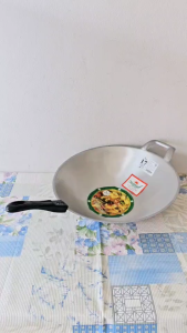 กระทะอลูมิเนียม กระทะด้ามอลูมิเนียม กระทะด้าม กระทะ เบอร์ 8/9/10/12/13/14/15/16/17/18 ตราศรคู่ (จระเข้-พระอาทิตย์)