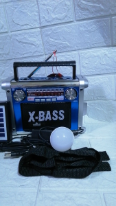 CROWNSTAR HG-359BTS Rechargeable Solar AM/FM/SW Bluetooth Radio With USB/TF