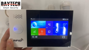 DAYTECH TA04 Home Security Alarm System for House Anti Theft Alarm for Home Tuya Smart Burglar Alarm WIFI GSM Phone Control With Sensor Alarm Motion Detector TA04 for Home Business Store Office Shop Strobe Alarm - VMI Direct