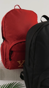 Youbee Limited - Ransel Sekolah Backpack Kasual Kekinian Pria Hitam