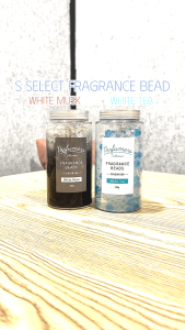 S Select Perfumer Fragrance Bead Polymer Deodorizer (White Tea) Refill Pack 900g