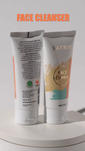 Batrisyia Gentle Face Cleanser dengan VCO - Perawatan Kulit Berminyak/Roat untuk Pemutih dan Perawatan Komedo