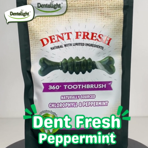 SAVERS PACK x6 Dentalight Dent Fresh Breath Peppermint and Chlorophyll 150g 18-pcs Dental Dog Treats