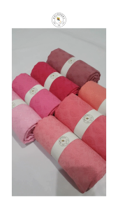 Dobby Dobi Dolby Viscose Katun Kain Batik Polos Kategori Warna Pink