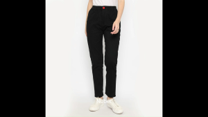 NUBER - Chinos Active Wanita Pinggang Karet PANSY