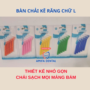 Set 5 Cây Bàn Chải Kẽ Răng Chữ L Xịn Giúp Chải Sạch Mọi Mảng Bám Bàn Chải Kẽ Niềng Răng Chỉnh Nha Bàn Chải Làm Sạch Kẽ Răng Nhiều Size Nhiều Màu