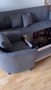 Bộ sofa phòng tiếp đón khách 8 món siêu bền  sofa căn hộ hàng hiệu bh một năm - nhãn hiệu Ngọc Mai