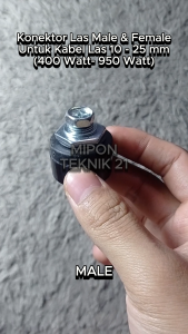 Konektor Las 10 - 25 mm Female: Aksesoris Las untuk Proyek Konstruksi