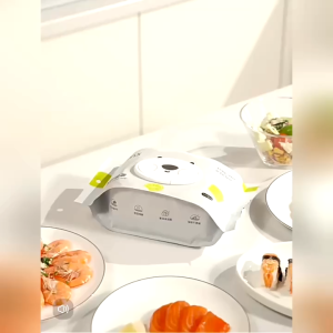 Màng bọc thực phẩm co giãn thế hệ mới dạng rút tiện lợi 100c bọc thức ăn PE siêu dai có nắp đậy kín chống bụi