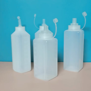 【New】800ml/1000ml Squeeze Condiment Bottle With Lid /Ketchup Mustard Hot Sauce Olive Oil Bottle /Kitchen Accessories Squeeze Bottle
