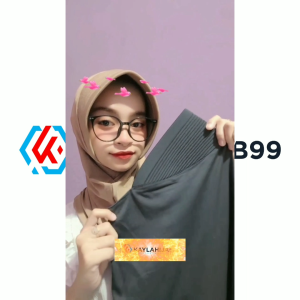 Hijab Sporty - Kerudung Instan Polos Bergo Sport Pet Tebal Jersey Adem Nyerap Keringat