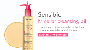 Bioderma Sensibio Micellar Cleansing Oil & Waterproof Makeup Remover (Sensitive Eyes & Lips) 150ml
