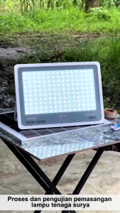 Lampu Tenaga Surya Otomatis & 1500W LED Solar Cell Outdoor Panel IP67