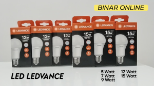 Bohlam Lampu Bulat LED LEDVANCE 5 Watt 7 Watt 9 Watt 12 Watt 15 Watt SNI