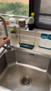 LA OPALA Kitchen Sink Strainer Drain Basket for Kitchen Sink Foldable Storage Rack Kitchen Residue Filter Screen